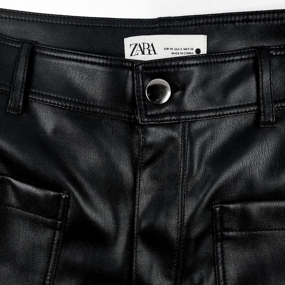 Zara tekonahkahousut koko 40