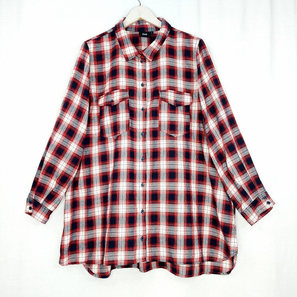 Zizzi JMorris flanellipaita koko L