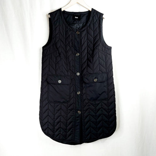 Zizzi Mallie pitkä toppaliivi koko S