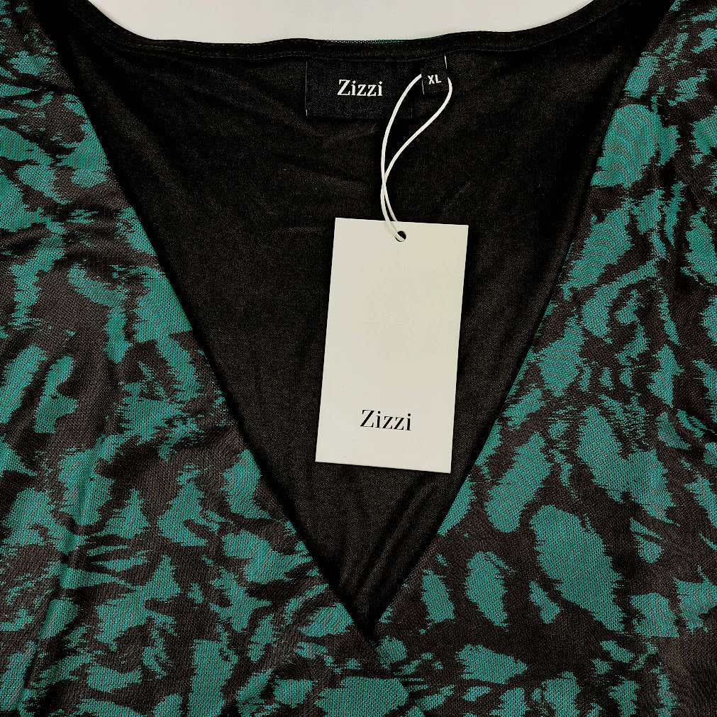 Zizzi Mesh Midi kietaisumekko koko XL