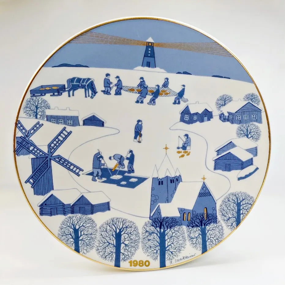 Arabia joululautanen 1980