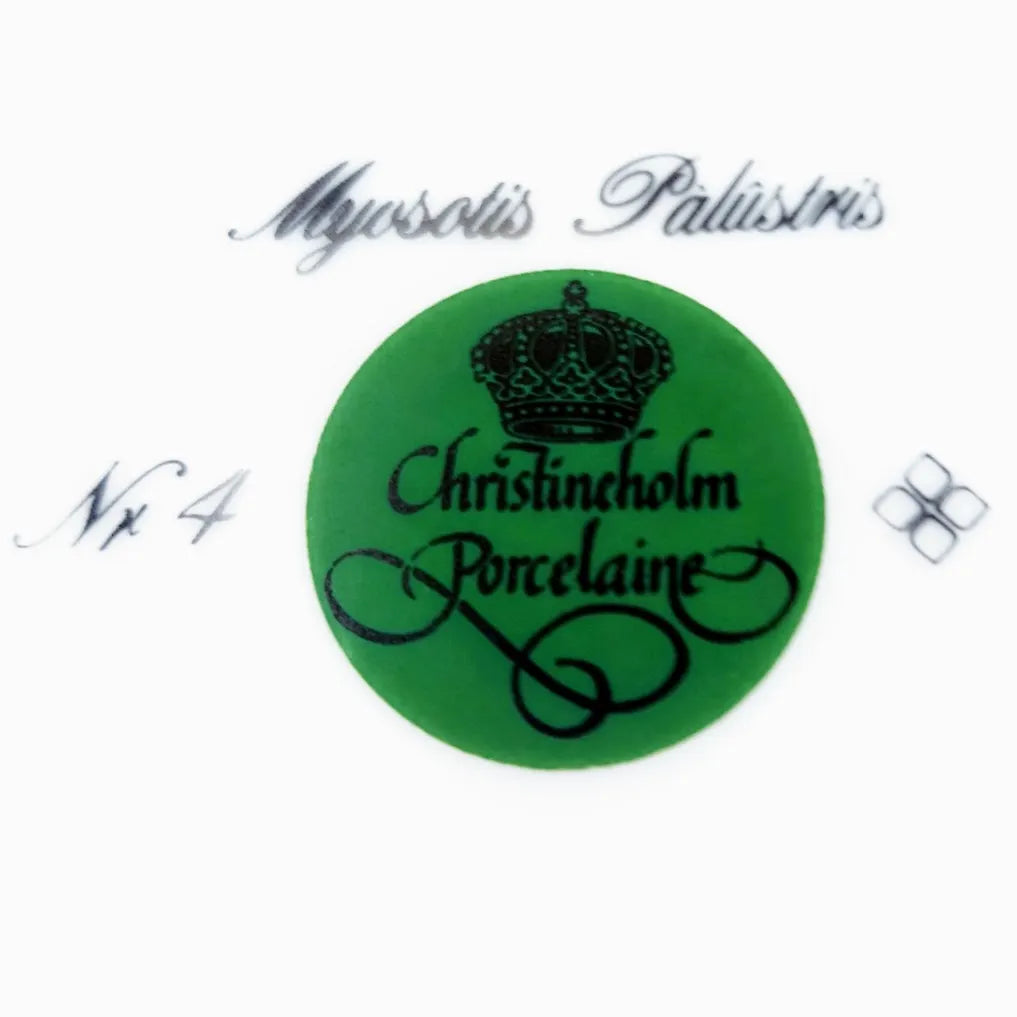 Christineholm Porcelaine Nr4 ja Nr5 pullalautanen 19 cm 2 kpl