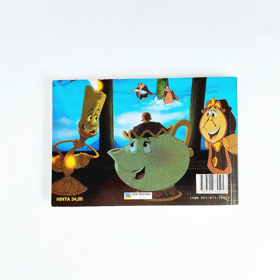 Disney Kaunotar ja Hirviö postikorttikirja 1993