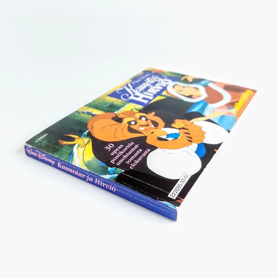 Disney Kaunotar ja Hirviö postikorttikirja 1993