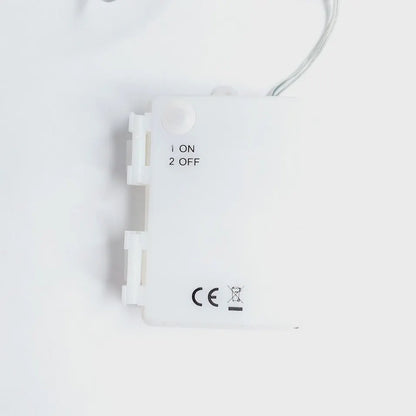 House Akryyli tonttu  led 28 cm