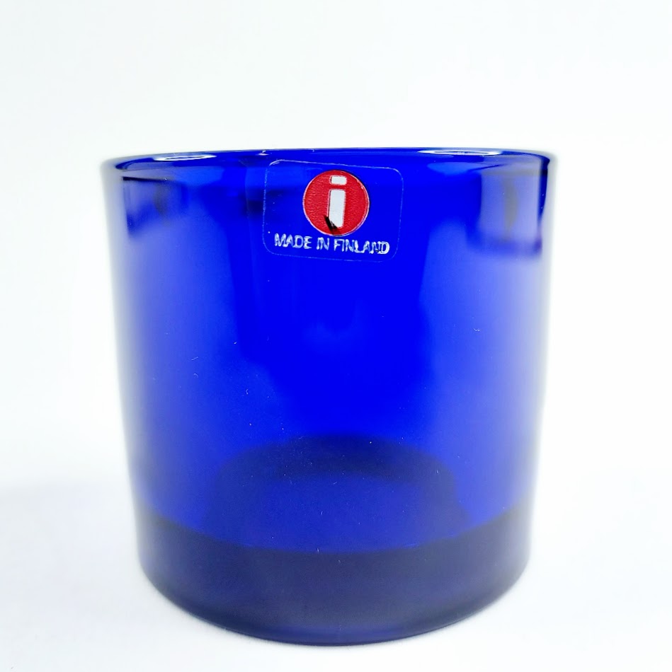 Iittala Marimekko Kivi tuikkulyhty koboltinsininen