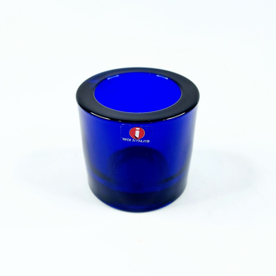 Iittala Marimekko Kivi tuikkulyhty koboltinsininen