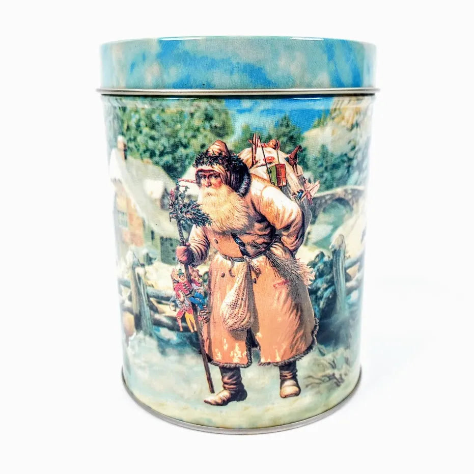 Jouluinen peltipurkki 14cm