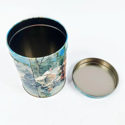 Jouluinen peltipurkki 14cm