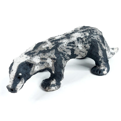 Karins Keramik mäyrä figuuri