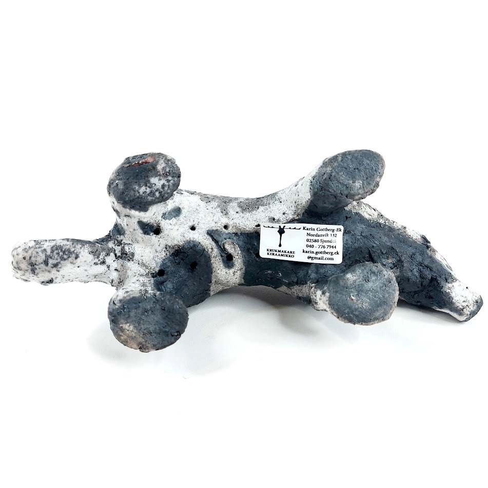 Karins Keramik mäyrä figuuri