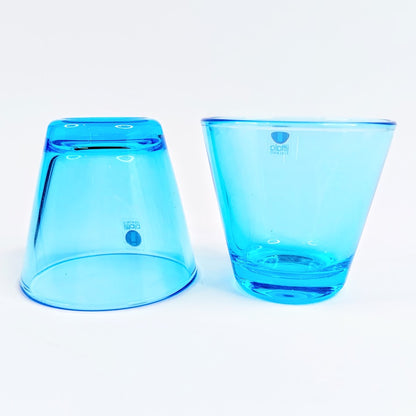 Iittala Kartio snapsilasi vaaleansininen 2 kpl