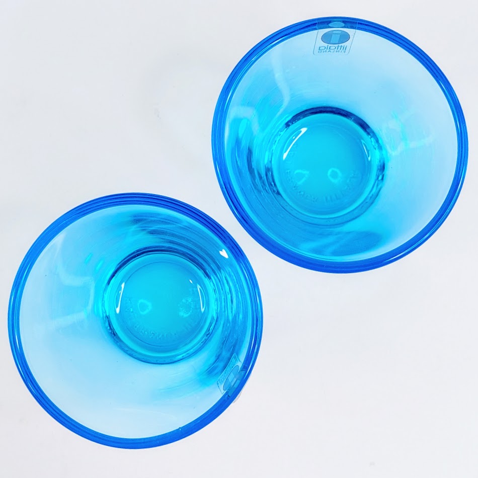 Iittala Kartio snapsilasi vaaleansininen 2 kpl