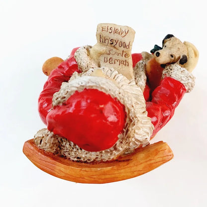 Istuva Joulupukki koriste