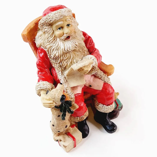 Istuva Joulupukki koriste