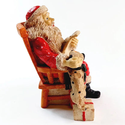 Istuva Joulupukki koriste