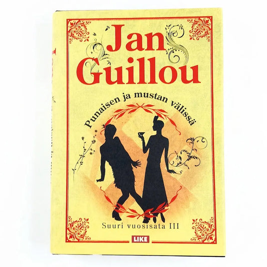Kirja Jan Guillou Punaisen ja mustan välissä