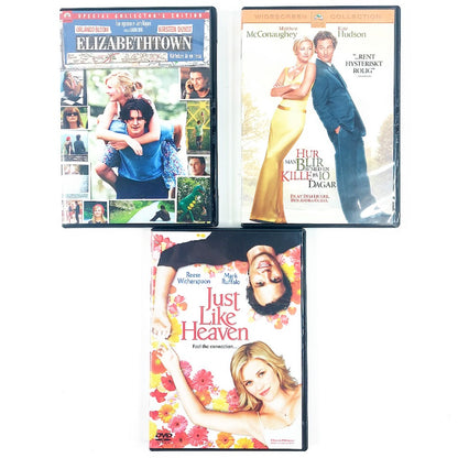 Just Like Heaven / How to Lose a Guy in 10 Days / Elizabethtown DVD-boksi
