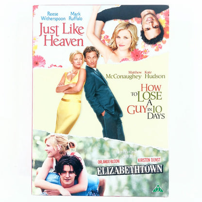 Just Like Heaven / How to Lose a Guy in 10 Days / Elizabethtown DVD-boksi