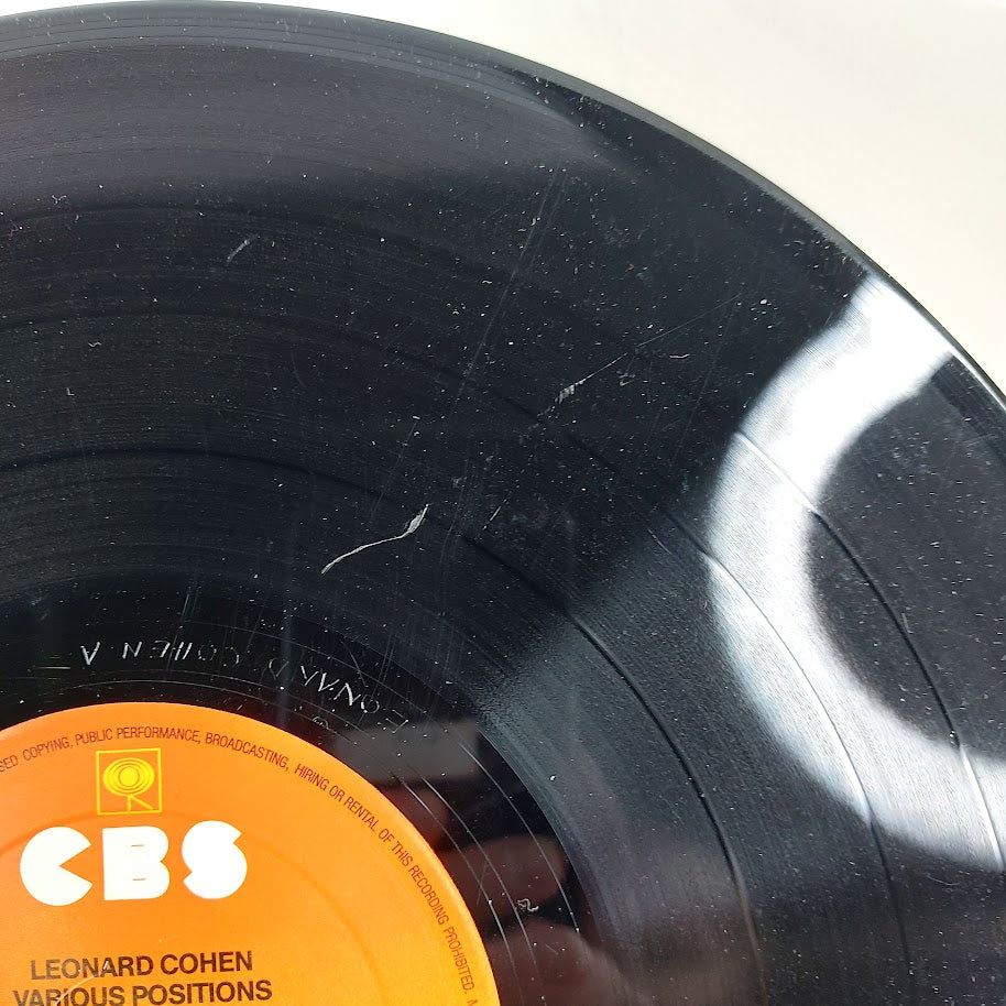 Leonard Cohen Various Positions-vinyyli