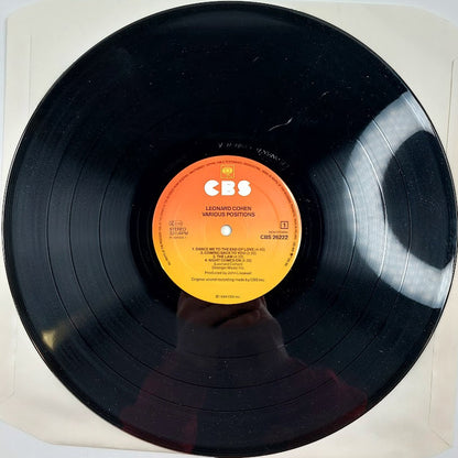 Leonard Cohen Various Positions-vinyyli