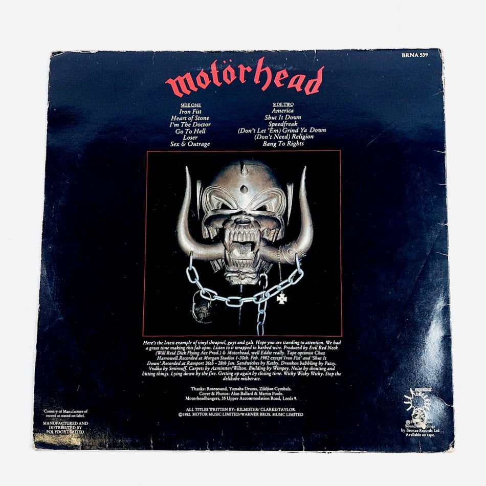 Motörhead: Iron Fist LP