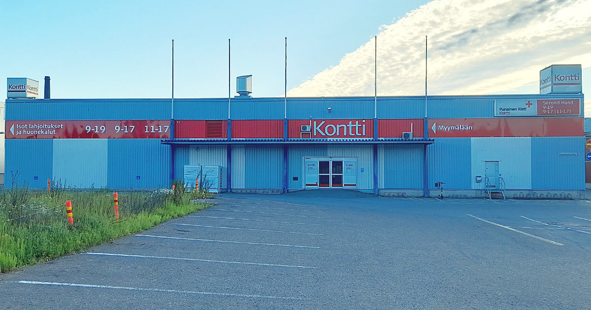 Porin Kontin julkisivu.