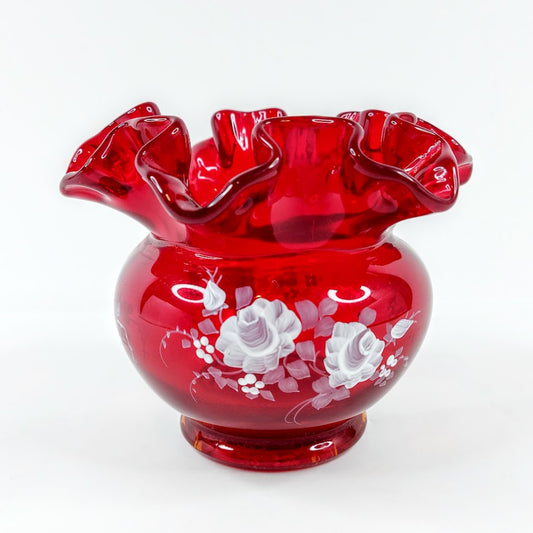Fenton Ruby Red maljakko