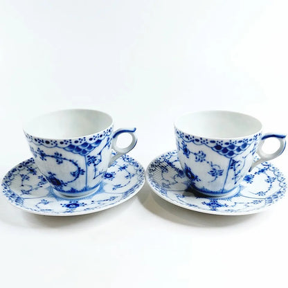Royal Copenhagen Musselmalet kahvikuppisetti 4 osaa