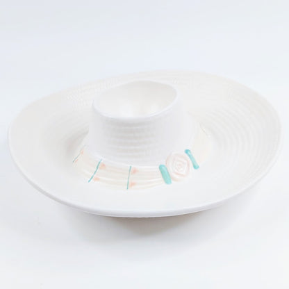 Treasure Craft Chip & Dip sombrero tarjoilukulho