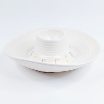 Treasure Craft Chip & Dip sombrero tarjoilukulho