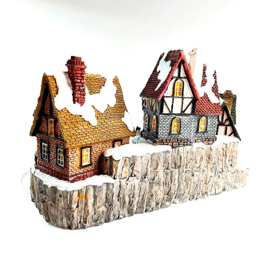 Talvikylä joulukoriste led-valo