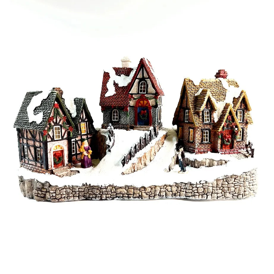 Talvikylä joulukoriste led-valo