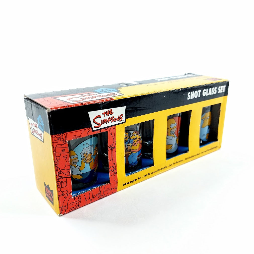 The Simpsons shottilasit 4 kpl