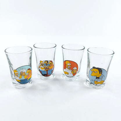 The Simpsons shottilasit 4 kpl
