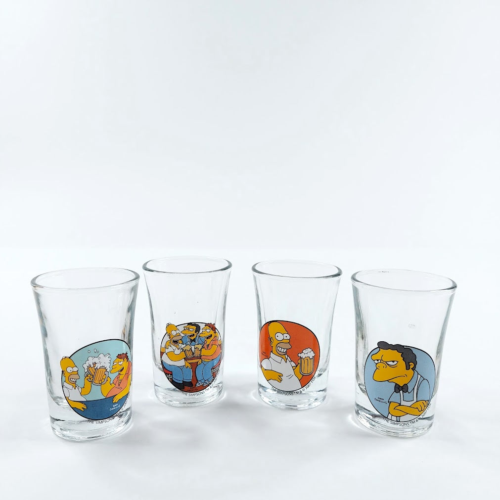 The Simpsons shottilasit 4 kpl