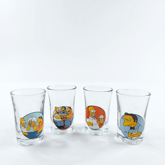 The Simpsons shottilasit 4 kpl