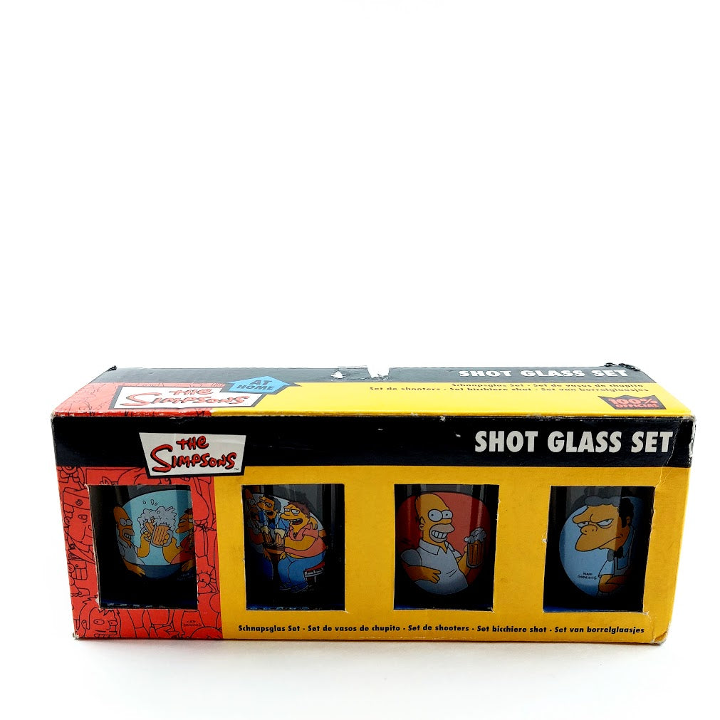 The Simpsons shottilasit 4 kpl