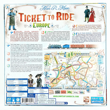 Ticket to Ride Europe lautapeli