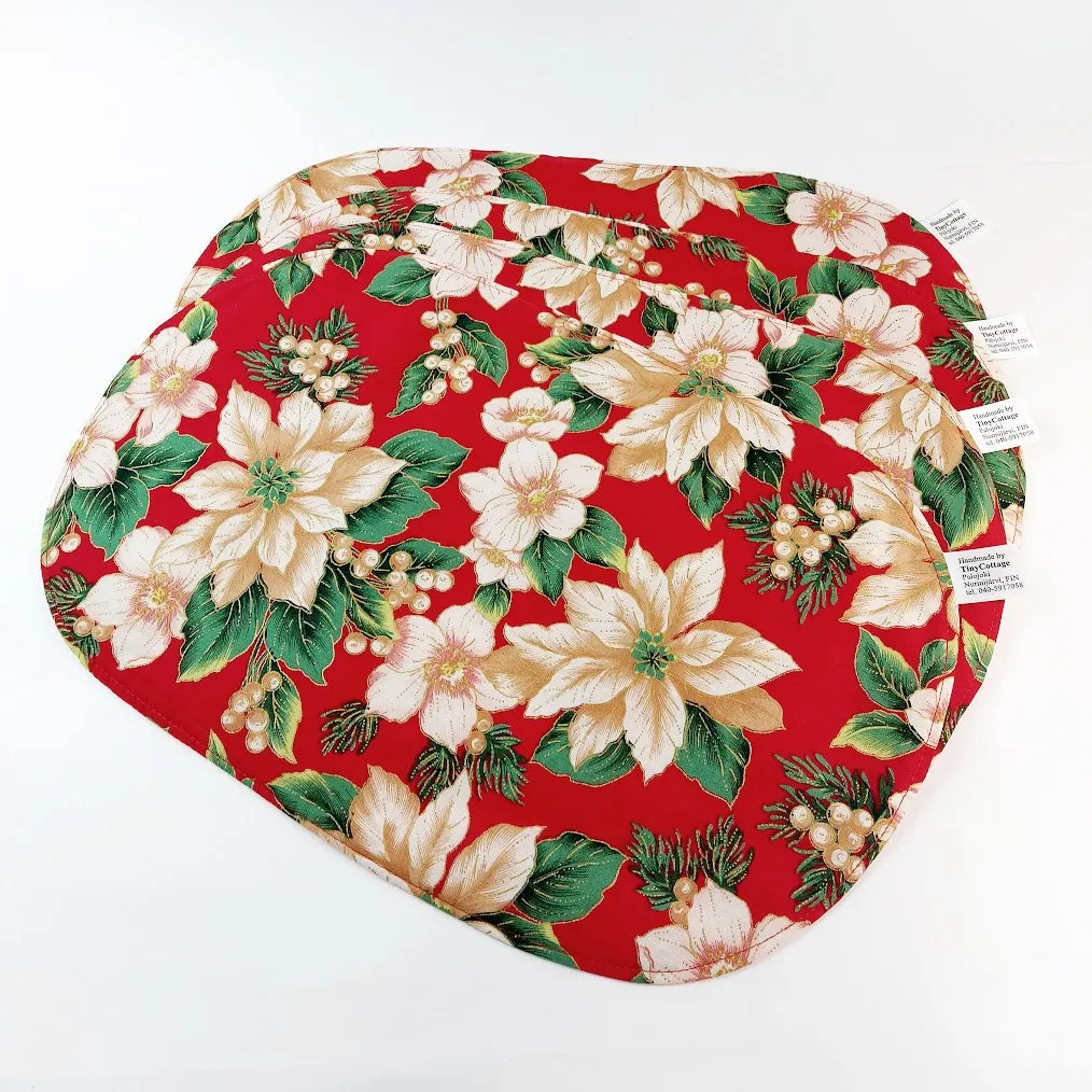 TinyCottage jouluiset pöytätabletit 30 x 46 cm 4 kpl