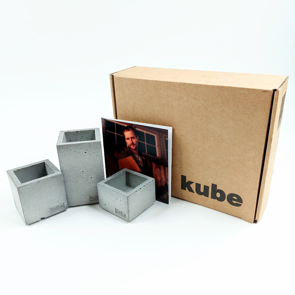 Kube Tuikube betoniset tuikkulyhdyt