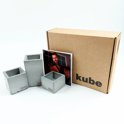 Kube Tuikube betoniset tuikkulyhdyt