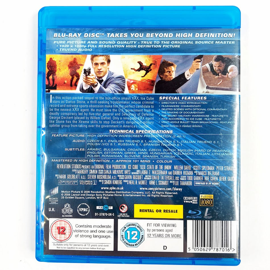 XXX 2 Movie Collection Blu-Ray
