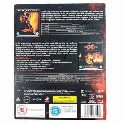 XXX 2 Movie Collection Blu-Ray